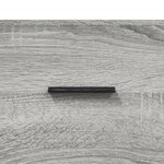 vidaXL Buffet haut Sonoma gris 69 5x34x180 cm Bois d'ingénierie