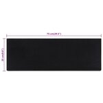 vidaXL Marches d'escalier 10 Pièces 25x75 cm caoutchouc
