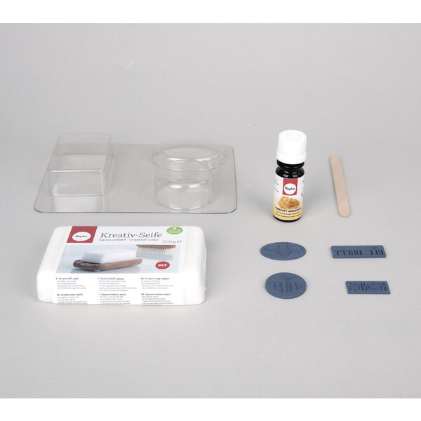 Kit savon "honey bee"  200g savon 3form. odeur de la coul.4lab.