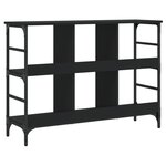 vidaXL Buffet noir 102x32x73 5 cm bois d'ingénierie