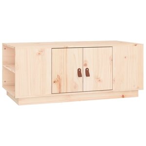 vidaXL Table basse 100x50x41 cm Bois massif de pin