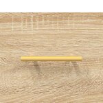 vidaXL Buffet chêne sonoma 100x36x60 cm bois d'ingénierie