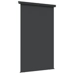 vidaXL Auvent latéral de balcon 145x250 cm noir