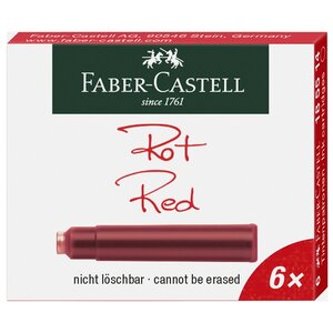 Cartouches d'encre standard, rouge, boite de 6