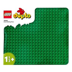 Lego 10980 duplo la plaque de construction verte socle de base pour assemblage et exposition jouet de construction pour enfants