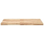 vidaXL Dessus de bureau non traité 80x70x4 cm bois d'acacia massif