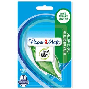 Ruban correcteur DRYLINE GRIP  blister de 1 Paper Mate
