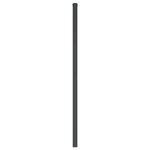 vidaXL Tête de lit métal noir 160 cm