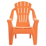 vidaXL Chaises de jardin pour enfants lot de 2 orange 37x34x44 cm PP