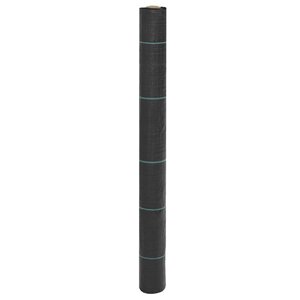 vidaXL Membrane anti-mauvaises herbes noir 1x150 m PP