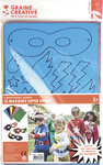 Sachet De 12 Loups Super Heros En Caoutchouc Souple