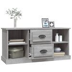 vidaXL Meuble TV sonoma gris 99 5x35 5x48 cm bois d'ingénierie