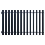 vidaXL Panneau de clôture Anthracite 170 5x75cm Acier enduit de poudre