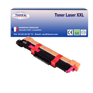 Toner compatible avec Brother TN247 pour Brother HL-L3270CDW  HL-L3280CDW Magenta - 2 300 pages - T3AZUR