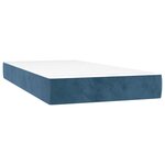 vidaXL Matelas de lit à ressorts ensachés 90x210x20 cm velours