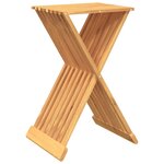vidaXL Tabouret pliant 40x32 5x70 cm Bois massif de teck