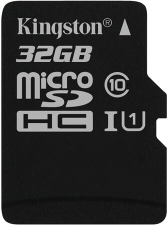 KINGSTON - Carte mémoire microSD Canvas Select Plus 32 Go + adaptateur SD