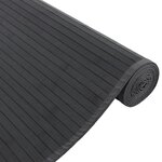 vidaXL Tapis rectangulaire gris 80x500 cm bambou