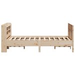 vidaXL Cadre de lit sans matelas 140x200 cm bois massif de pin