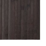 vidaXL Tapis rectangulaire marron foncé 60x300 cm bambou