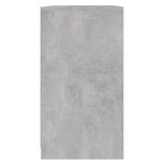 vidaXL Buffet Gris béton 70x40 5x75 cm Bois d'ingénierie