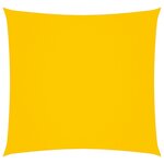 vidaXL Voile de parasol Tissu Oxford carré 6x6 m Jaune