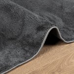 vidaXL Tapis OVIEDO à poils courts anthracite 80x150 cm