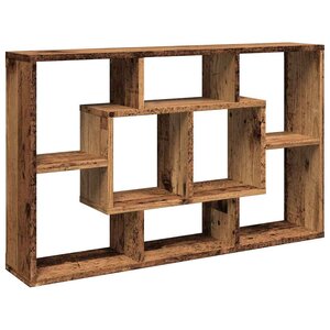 vidaXL Étagère murale vieux bois 85x16x52 5 cm bois d'ingénierie