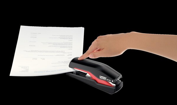 Agrafeuse Supreme Fullstrip SO30 Omnipress Noir Rouge RAPID