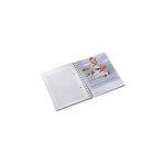 LEITZ Cahier WOW A5 - 5 x 5 - Spiralé - Couverture PP Vert métallisée