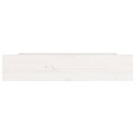 vidaXL Tiroirs de lit 4 Pièces Blanc Bois de pin massif