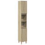 vidaXL Ensemble de meubles de salle de bain 3 Pièces chêne sonoma
