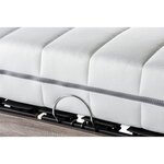 Ensemble matelas + sommier relaxation électrique - 140 x 200 cm - Matelas ressorts ensachés