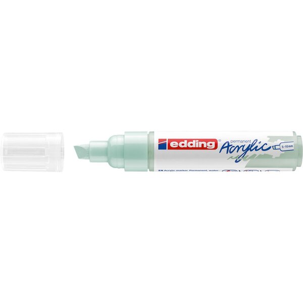 Marqueur acrylique large 5000 menthe douce 5-10 mm EDDING