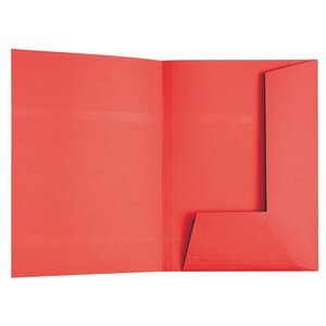 Sous-dossier kraft dossier suspendu 2 rabats esselte 23 x 31 cm - rouge - carton de 100