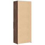 vidaXL Buffet haut chêne marron 70x42 5x185 cm bois d'ingénierie