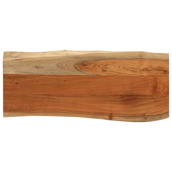 vidaXL Dessus de table 90x40x3 8 cm rectangulaire bois massif acacia