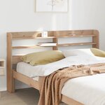 vidaXL Tête de lit avec étagères 135 cm bois massif de pin