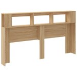 vidaXL Tête de lit à LED chêne sonoma 180x18 5x103 5cm bois ingénierie