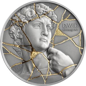 Pièce de monnaie en Argent 2000 Francs g 62.2 (2 oz) Millésime 2025 Kintsugi Art DAVID