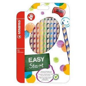 Etui de 12 Crayon de couleur ergonomique pour Droitier STABILO