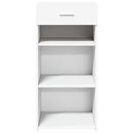 vidaXL Buffet blanc 45x42 5x93 cm bois d'ingénierie