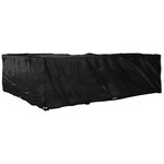 vidaXL Housse de salon de jardin en forme de L 16 œillets 260x210x80cm