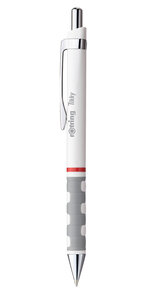 rOtring Tikky Stylo bille léger avec grip en caoutchouc  corps blanc