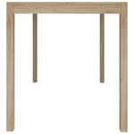 vidaXL Table à manger 110x70x75 cm bois d'acacia solide