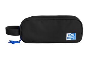 Trousse Oxford B-Smart - 3 Compartiments - Poignée Latérale - En Matière Recyclée - Couleur Noir