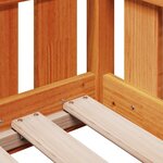 vidaXL Cadre de lit d'enfants forme de maison 70x140cm bois pin massif