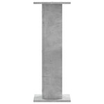 vidaXL Supports pour plantes 2 Pièces gris béton bois d'ingénierie