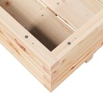 vidaXL Jardinière 90x60x26 5 cm bois de pin massif