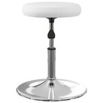 vidaXL Chaises à manger lot de 2 blanc similicuir